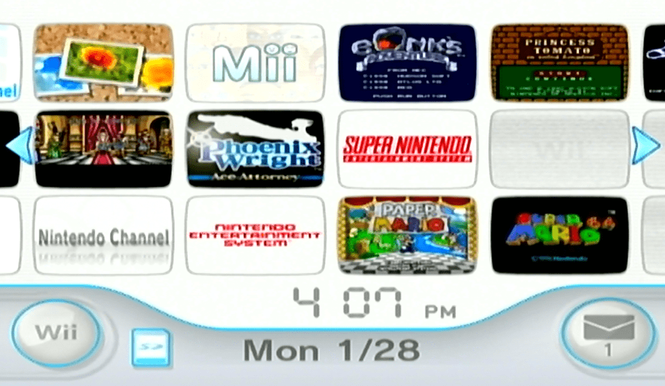 wii shop channel games