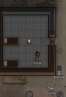 Hey Tona, why go back to your huts when you can have these shiny silver floors?